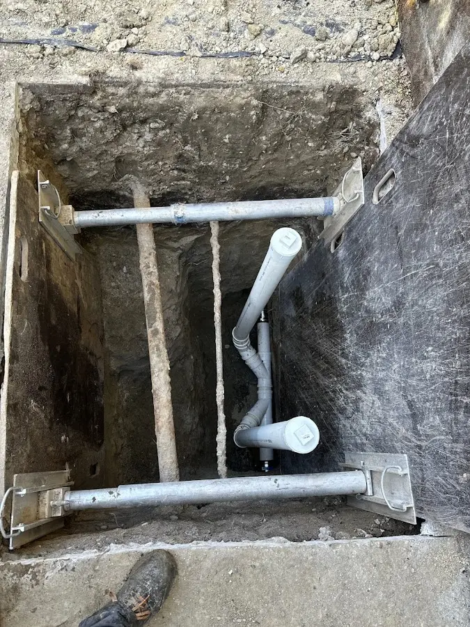 Experienced plumber completing Gas Line Repair work in Mascoutah